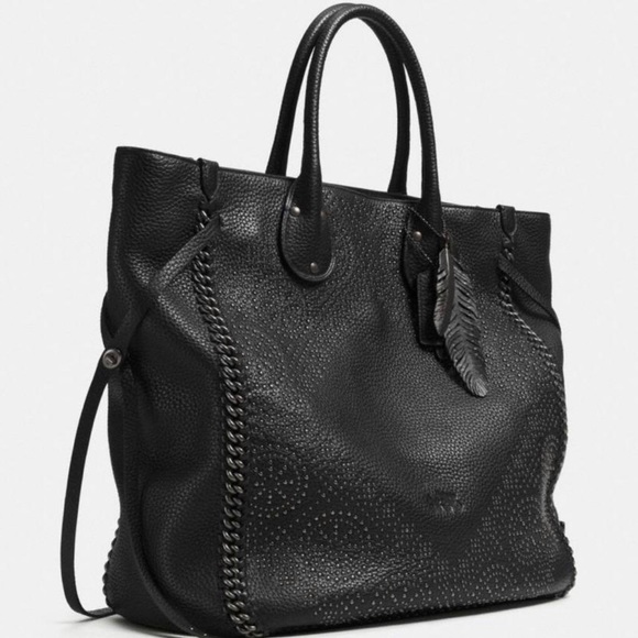 Coach Handbags - Coach Tatum Whiplash Studded Tote